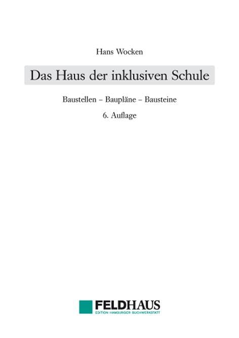 Das Haus der inklusiven Schule: Baustellen - Baupläne - Bausteine (Lebenswelten und Behinderung) Books