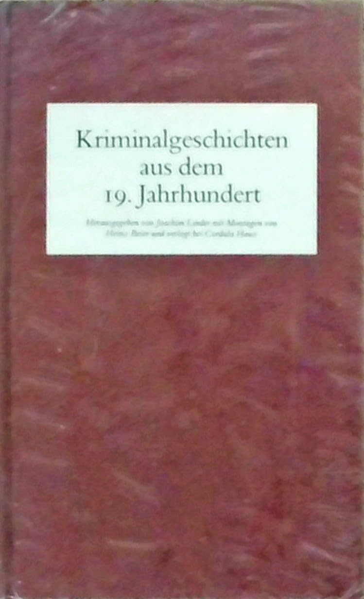 Kriminalgeschichten aus dem 19. Jahrhundert Books