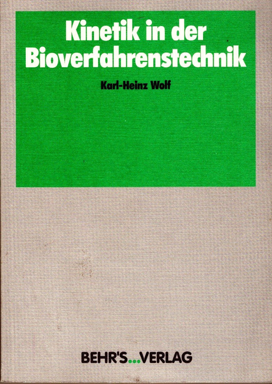 Kinetik in der Bioverfahrenstechnik Books