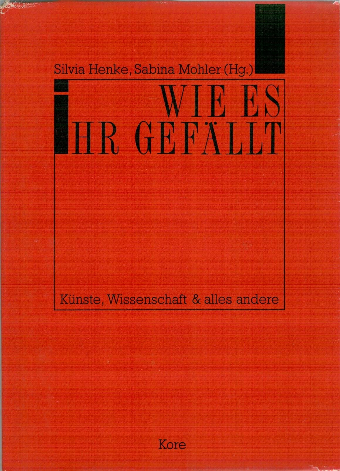 Wie es ihr gefällt, in 7 Heften: Künste, Wissenschaft und alles andere Social Sciences
