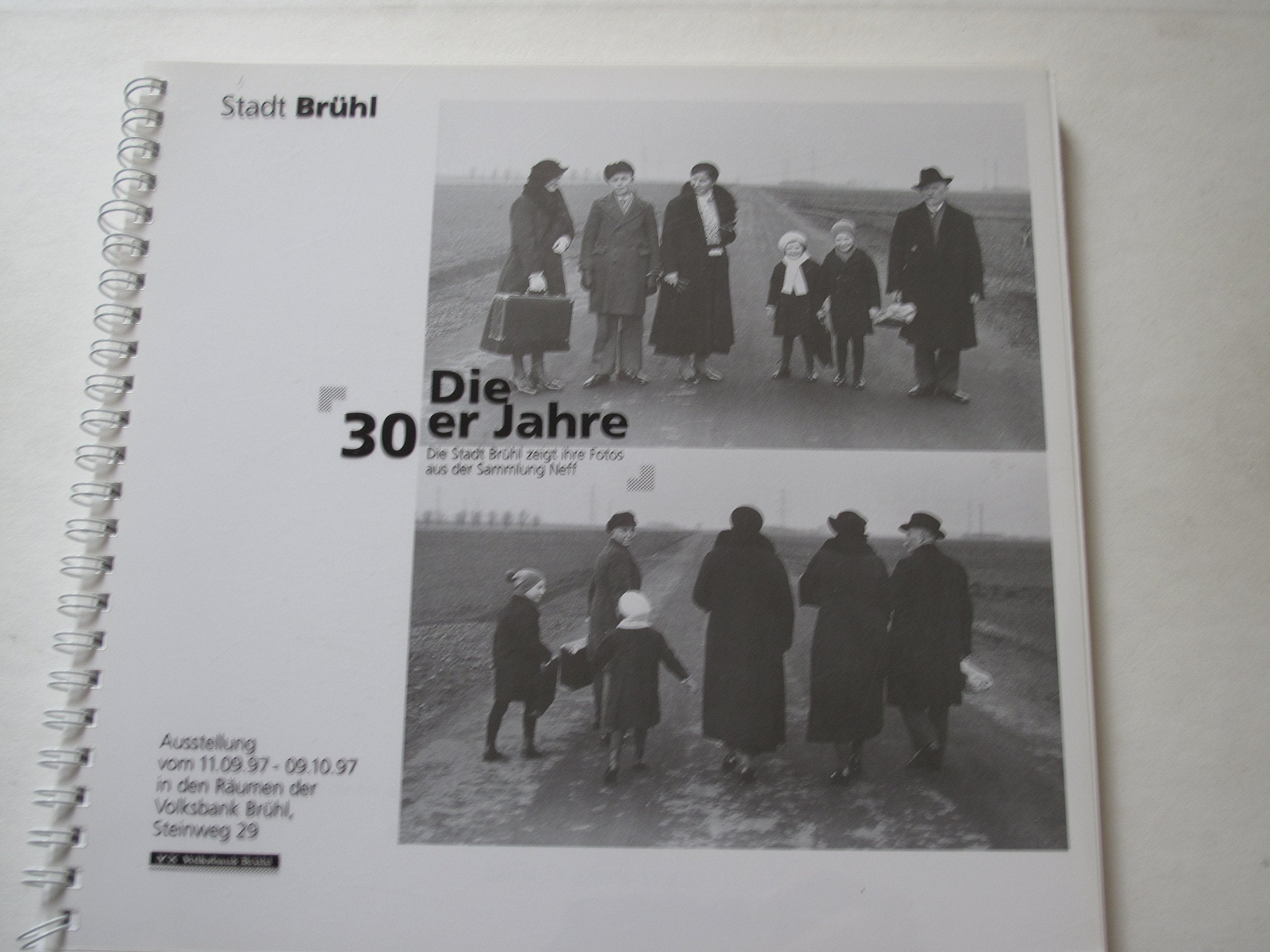 Die 30er Jahre Die Stadt Brühl zeigt ihre Fotos aus der Sammlung Neff Katalog zur Ausstellung vom 11.09.1997 - 09.10.1997 Books