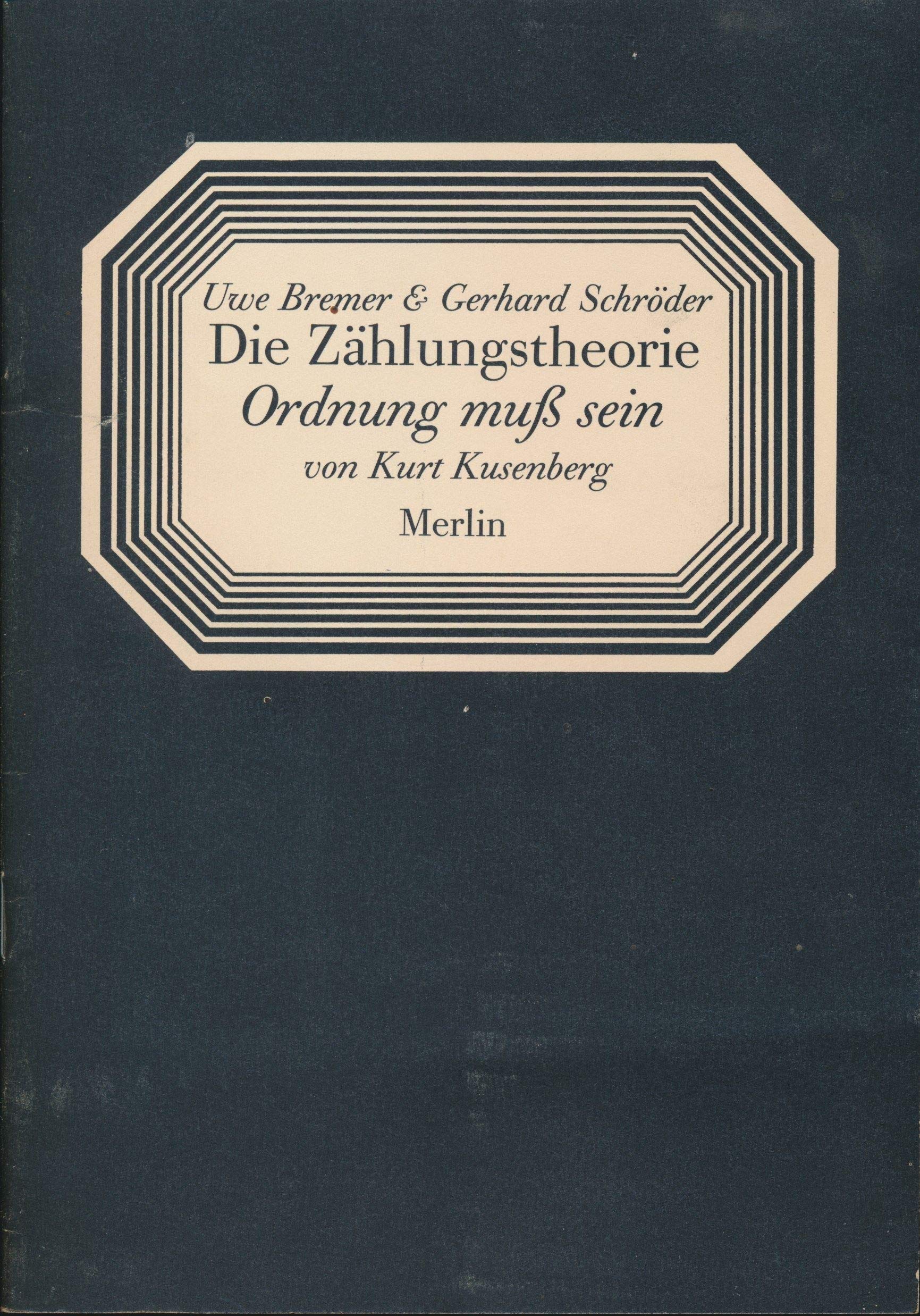Die Zählungstheorie - Ordnung muss sein Books