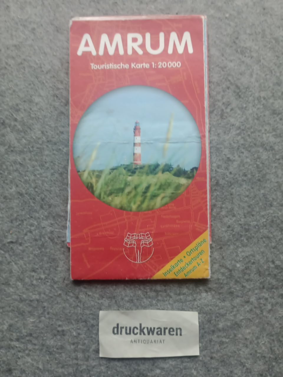 Amrum - Touristische Karte: Landkarte auf Luftbildbasis mit Ortsplänen und Inselbeschreibung. 1:20000 Leisure, Home & Garden