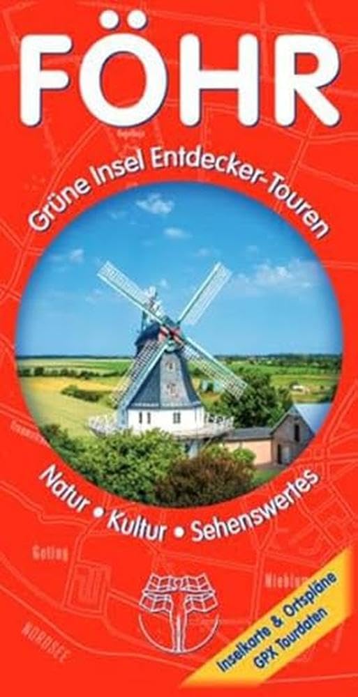 Föhr - Touristische Karte mit GPX Tourdaten: Inselentdecker-Karte GPX Rad- und Wandertouren Leisure, Home & Garden