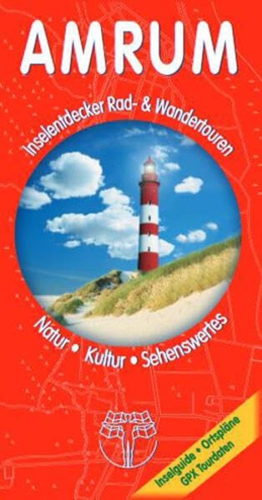 Amrum - touristische Karte: Inselentdecker-Karte GPX Rad- und Wandertouren Leisure, Home & Garden
