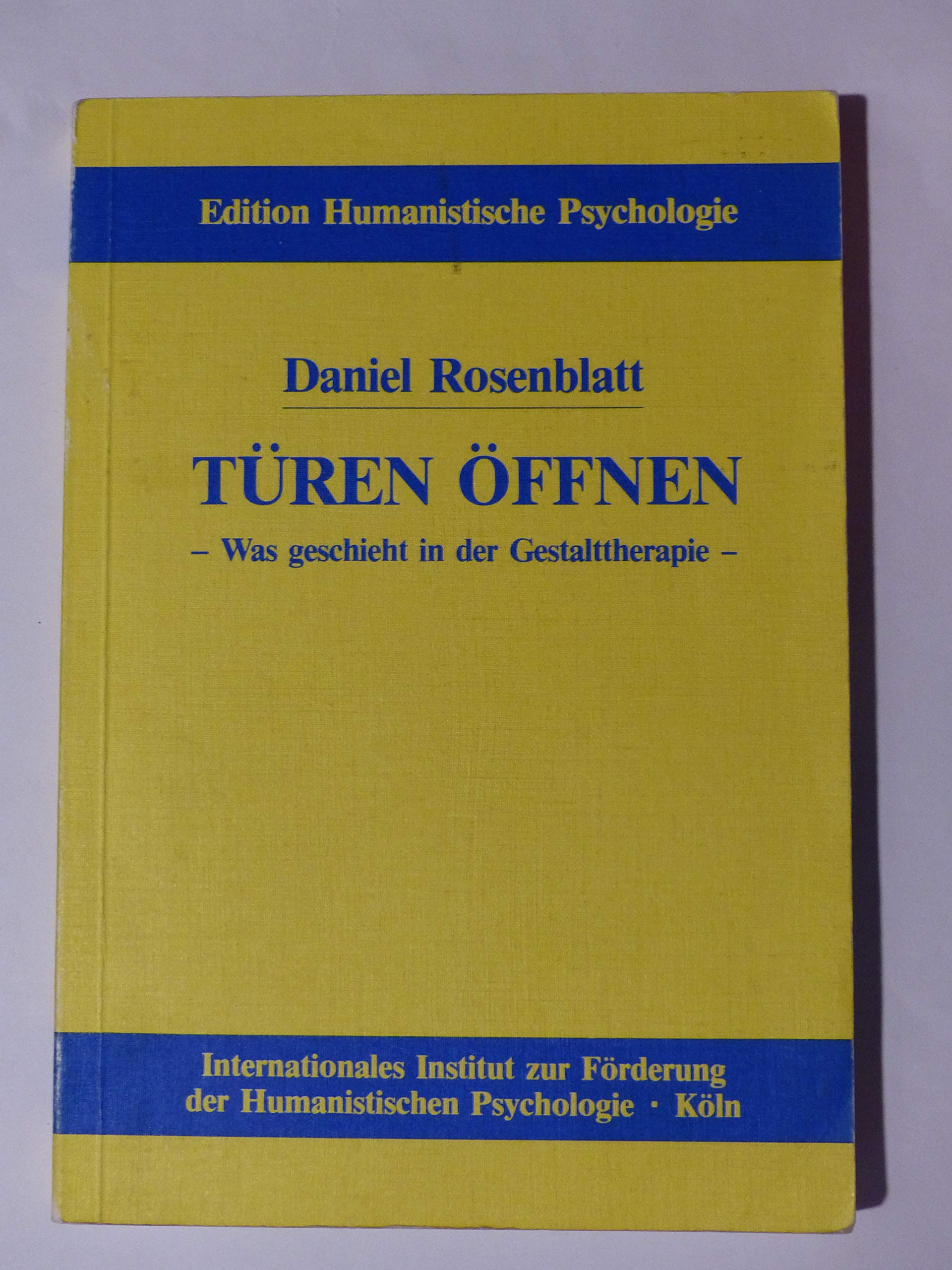 Türen öffnen. Was geschieht in der Gestalttherapie Psychology