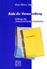 Ende der Veranstaltung: Anfänge der Chronisch-Kranken-Psychiatrie Medicine