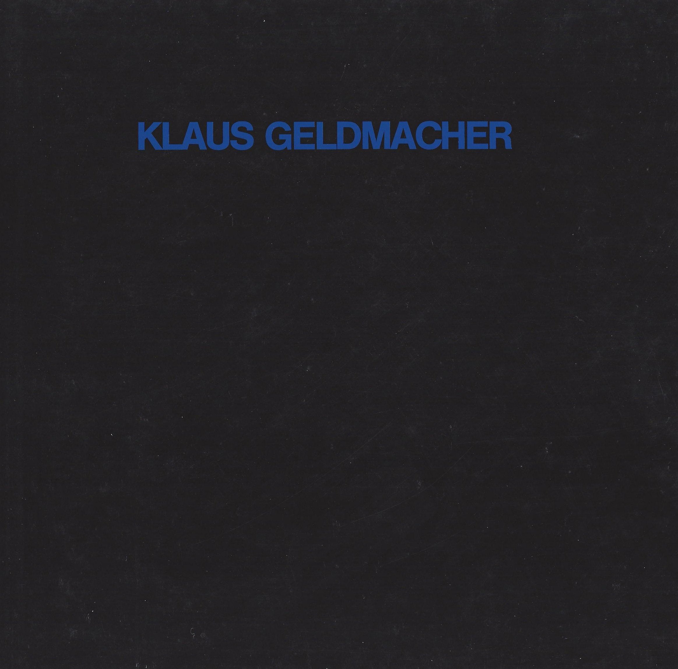 Klaus Geldmacher: "Lampenfieber - Tonstörung" Licht- und Klangobjekte 1986-1988 Business, Finance & Career