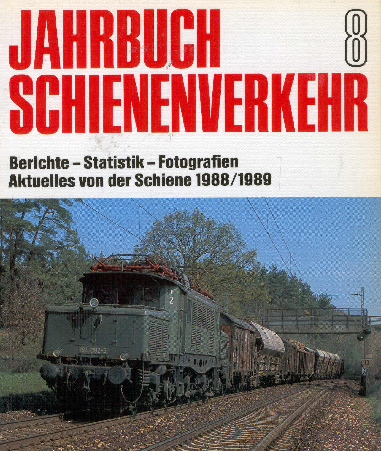 Jahrbuch Schienenverkehr 8 Books