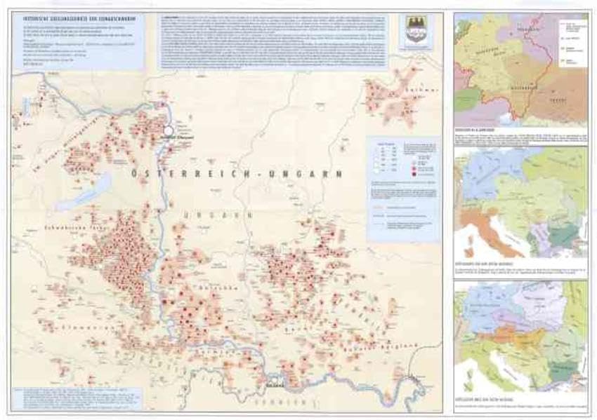 Historische Siedlungskarte der Donauschwaben (Donauschwäbisches Archiv: Reihe III: Beiträge zur donauschwäbischen Heimat- und Volksforschung) Politics & History
