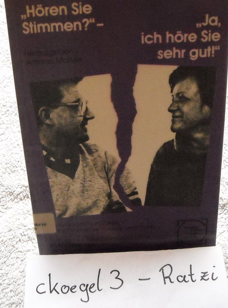 Hören sie Stimmen? Ja ich höre Sie sehr gut! Books
