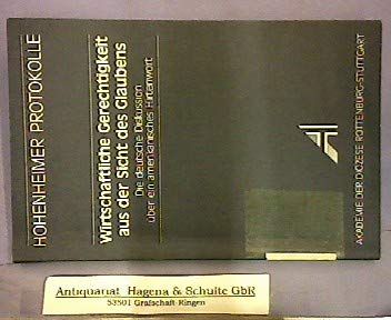 Wirtschaftliche Gerechtigkeit aus der Sicht des Glaubens. Die deutsche Diskussion über ein amerikanisches Hirtenwort. Books