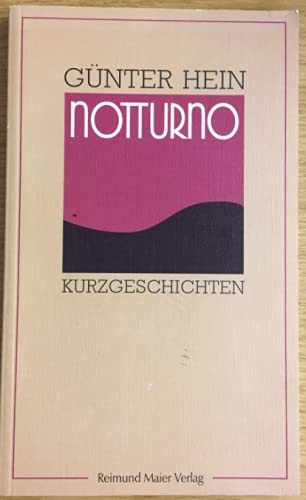Notturno: Kurzgeschichten Contemporary literature