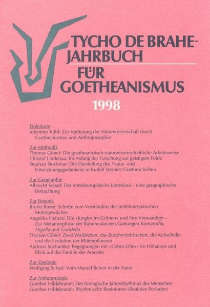 Tycho de Brahe-Jahrbuch für Goetheanismus / Tycho de Brahe-Jahrbuch für Goetheanismus: 1998 Medicine