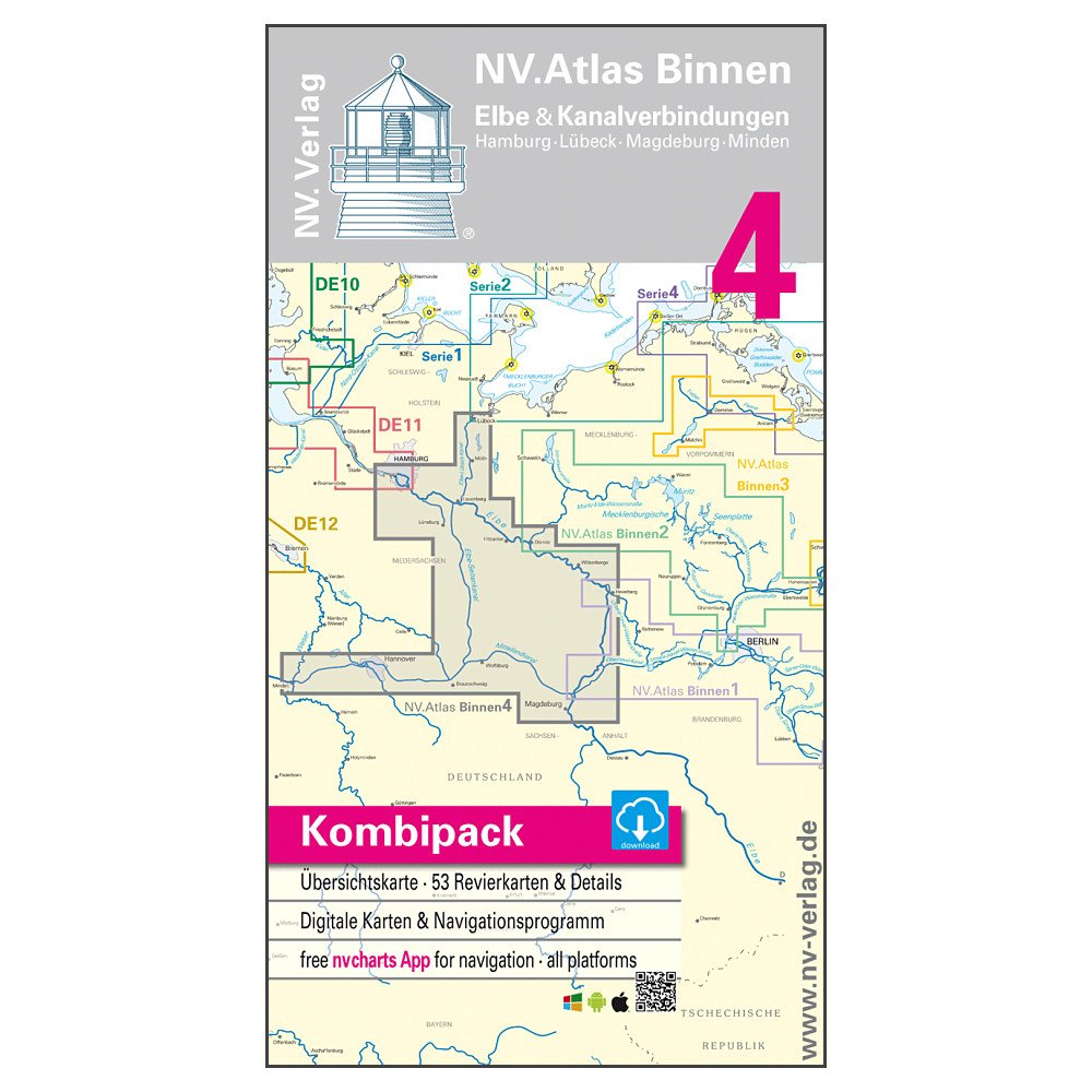 Sportschiffahrtskarten / Binnen / Die Elbe & Kanalverbindungen: Hamburg - Lübeck - Hannover - Magdeburg Books