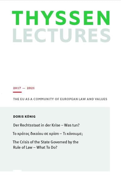 Der Rechtsstaat in der Krise - Was tun? book