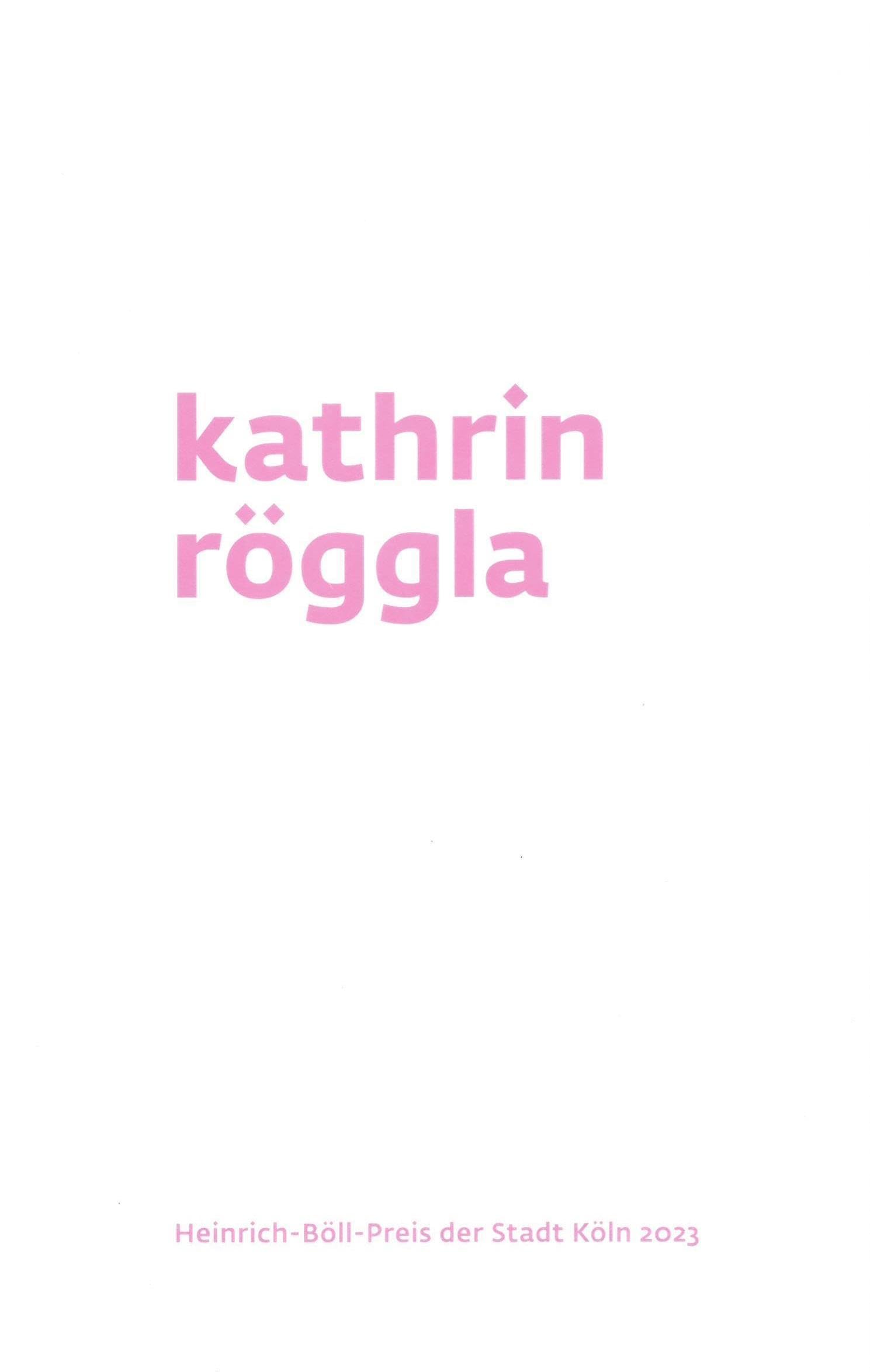 Kathrin Röggla Contemporary literature Books