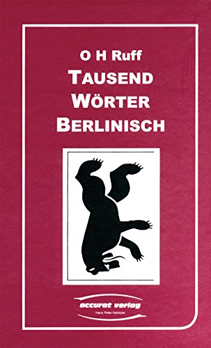 Tausend Wörter Berlinisch Books