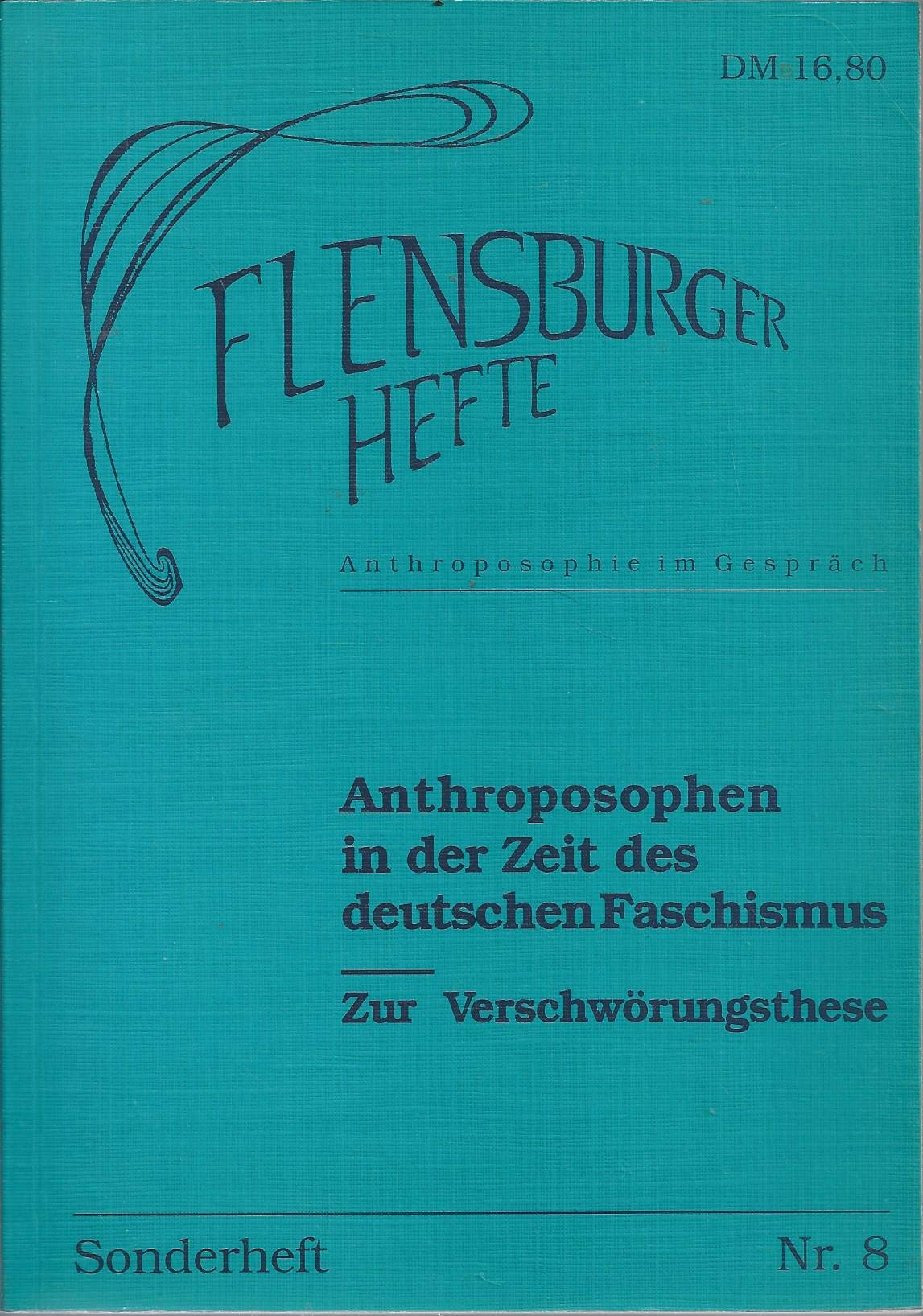 Anthroposophen in der Zeit des deutschen Faschismus (Livre en allemand) book