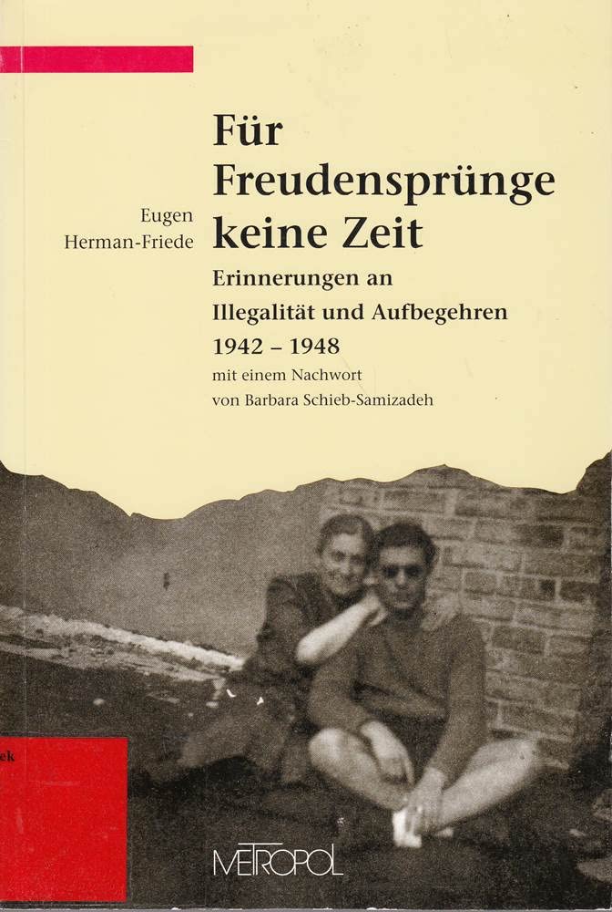 Für Freudensprünge keine Zeit. Erinnerungen an Illegalität und Aufbegehren 1942-1948 Politics & Society