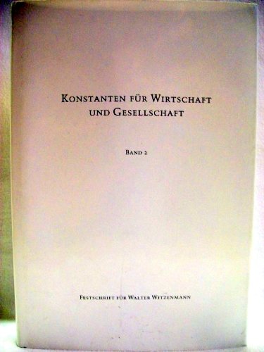 Konstanten für Wirtschaft und Gesellschaft Books