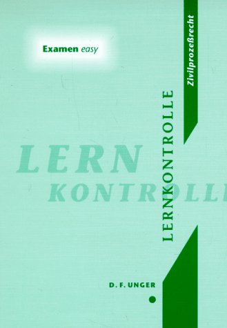 Zivilprozeßrecht ( ZPO). Lernkontrolle Books