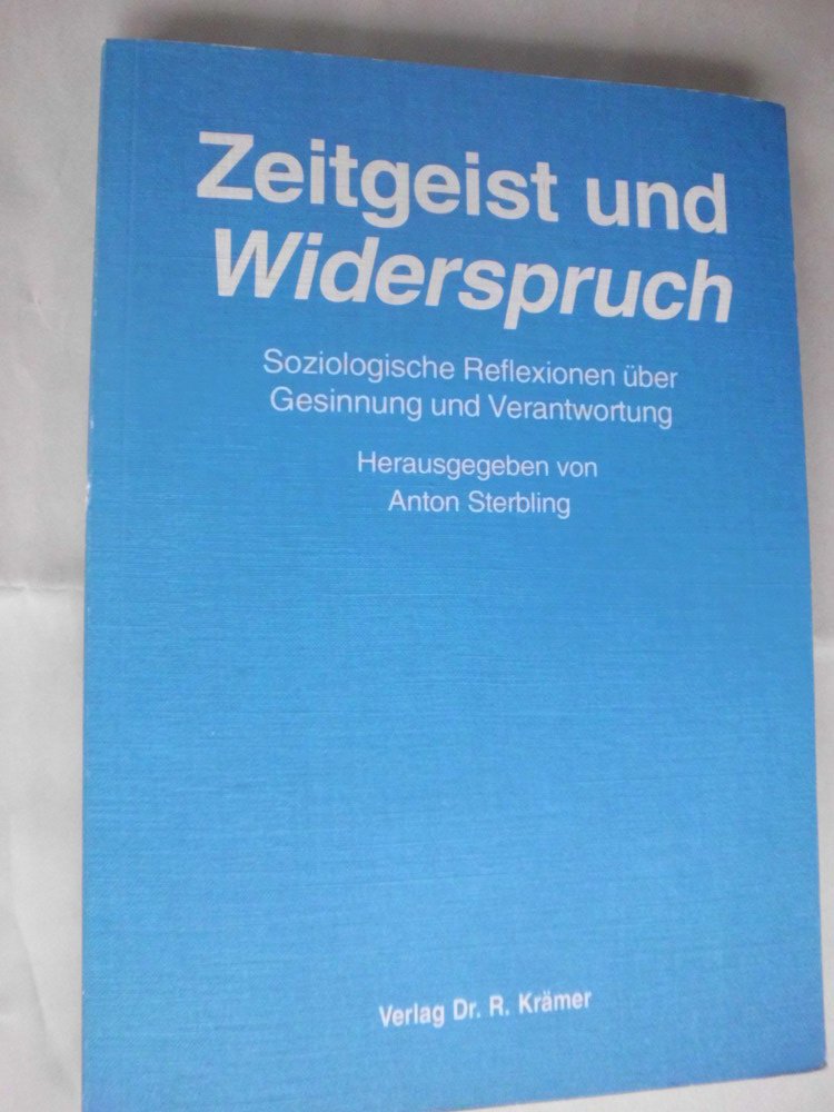 Product Image: Zeitgeist und Widerspruch