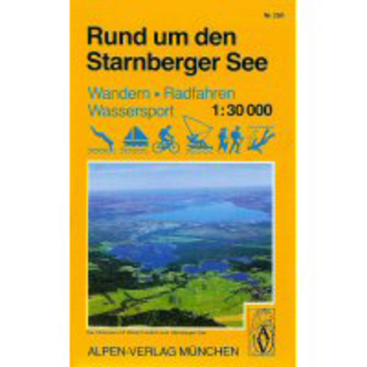 Wander- und Radwanderkarte Starnberger See und Umgebung Maps & Plans