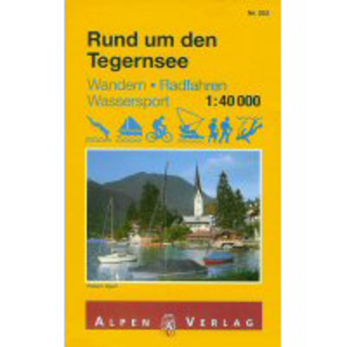 Rund um den Tegernsee 1 : 40 000: Wandern, Radfahren, Wassersport. Nr. 253 Leisure, Home & Garden