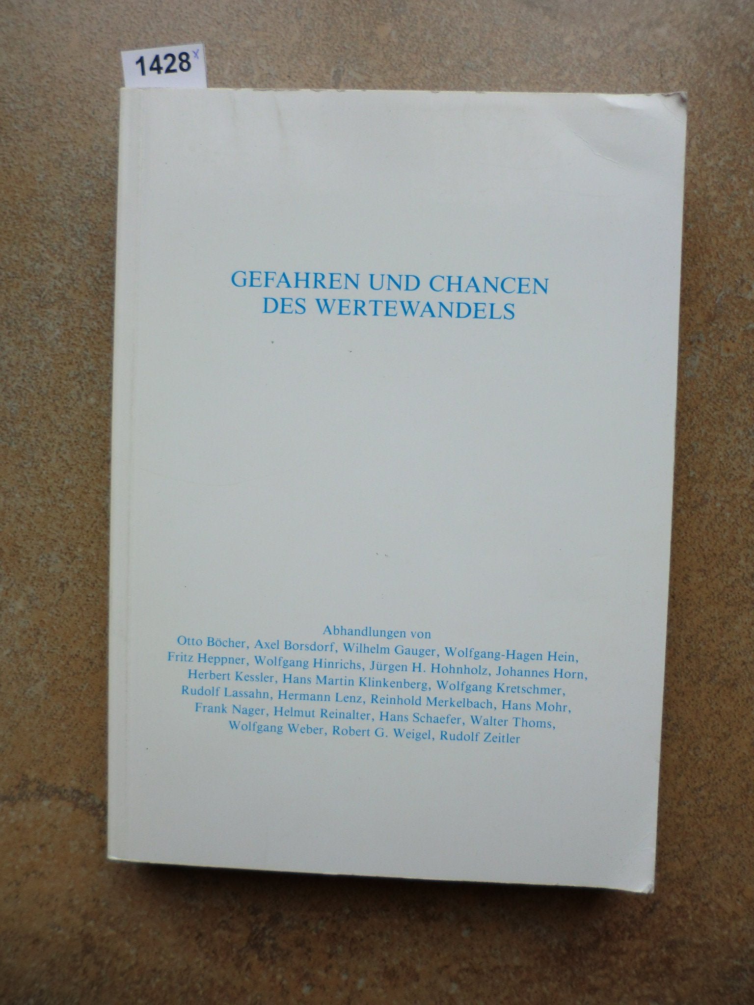 Gefahren und Chancen des Wertewandels General education