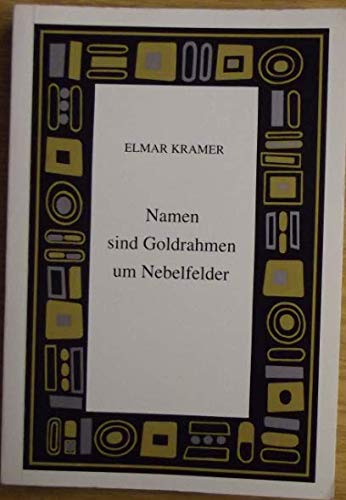 Namen sind Goldrahmen um Nebelfelder Books