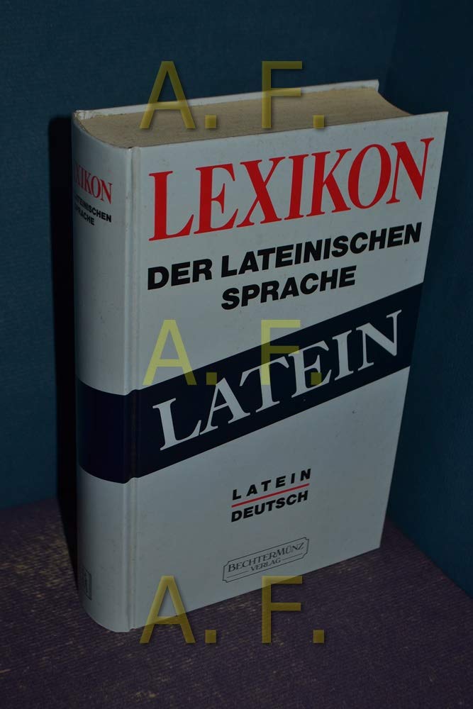 Lexikon der lateinischen Sprache: Latein-Deutsch Books