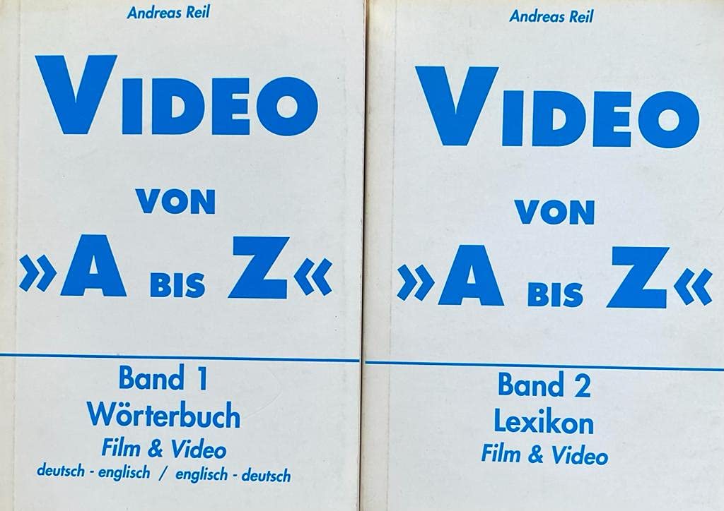 Video von A bis Z, in 2 Bdn., Bd.1, Wörterbuch Film und Video, Dtsch.Engl./Engl.-Dtsch. Foreign Languages ​​& Dictionaries