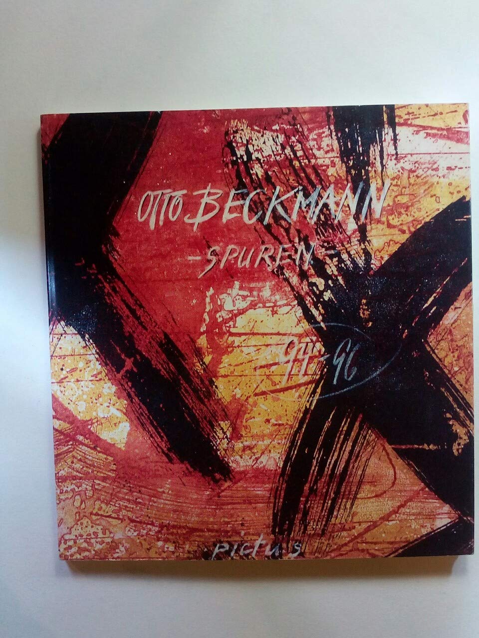 Otto Beckmann "Spuren - Arbeiten von 1994 bis 1996" book