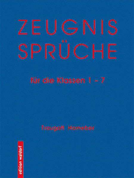 Zeugnissprüche: Für die Klassen 1-7 Study Guides
