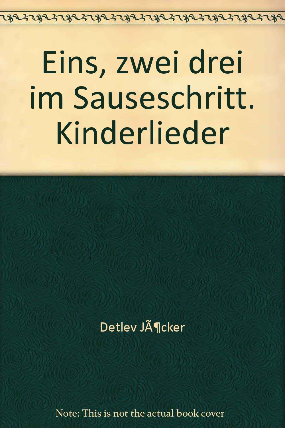 Eins, zwei drei im Sauseschritt. Kinderlieder Books
