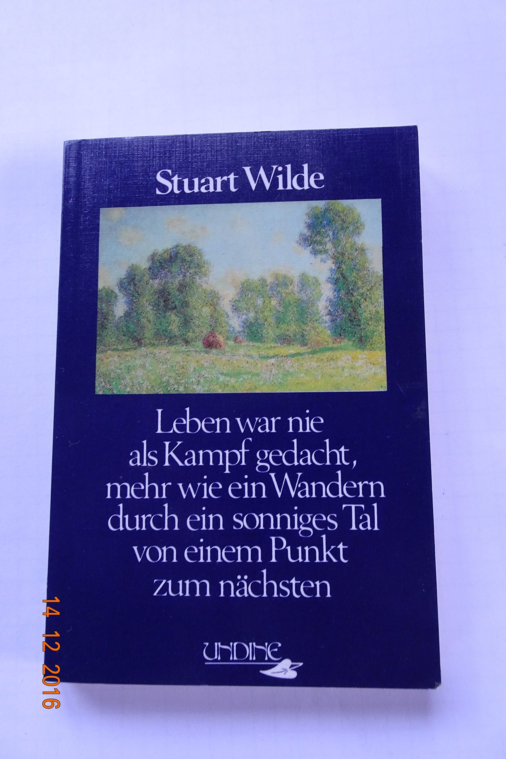Leben war nie als Kampf gedacht, mehr wie ein Wandern durch ein sonniges Tal von einem Punkt zum nächsten Lifestyle