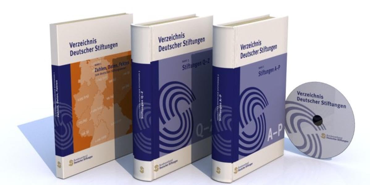 Verzeichnis Deutscher Stiftungen 2008, Bd. 1-3 mit CD-Rom Law