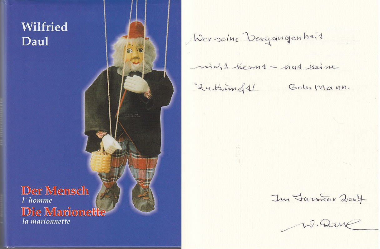 Der Mensch - i 'homme / Die Marionette - la marionette (signiert) Books