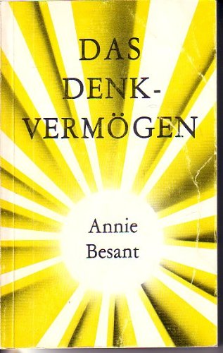 Das Denkvermögen. Seine Beherrschung und Ausbildung Books