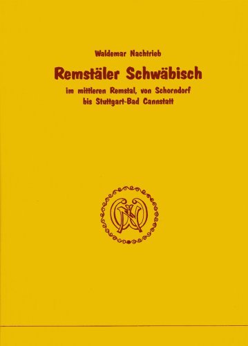 Remstäler Schwäbisch: Im mittleren Remstal, von Schorndorf bis Stuttgart-Bad Canstatt Contemporary literature