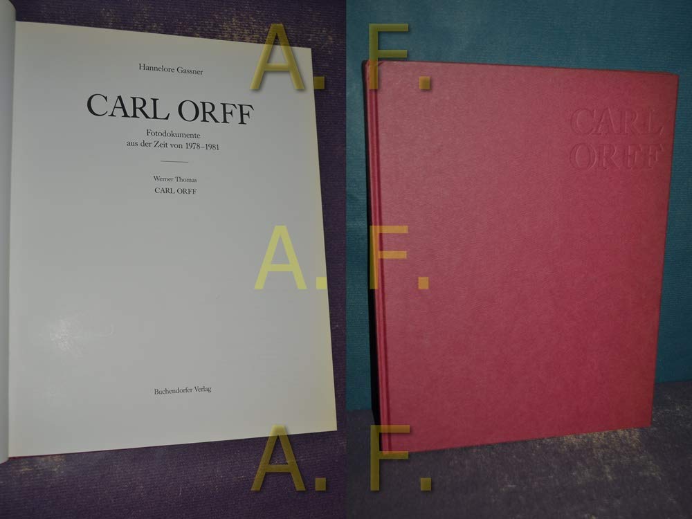 Carl Orff. Fotodokumente 1978 - 1981 Pop culture