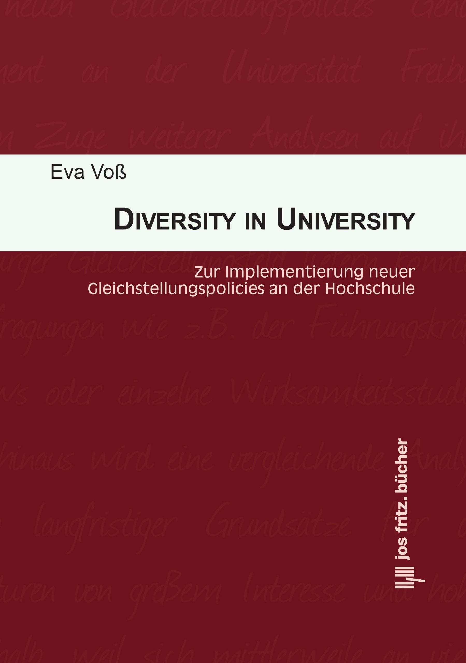 Diversity in University: Zur Implementierung neuer Gleichstellungspolicies an der Hochschule Law
