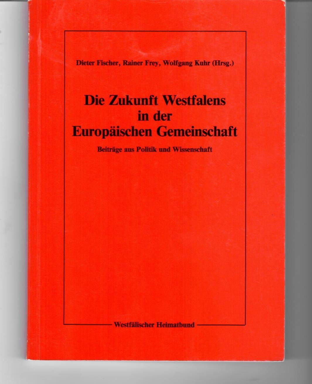 Die Zukunft Westfalens in der Europäischen Gemeinschaft book