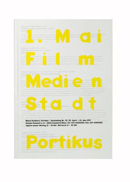 Maria Eichhorn. 1. Mai Film Medien Stadt /May Day Film Media City Film, Art & Culture
