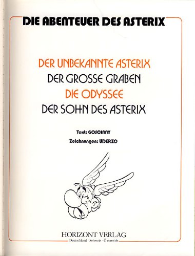Die Abenteuer des Asterix, Band 7: Der unbekannte Asterix / Der grosse Graben / Die Odyssee / Der Sohn des Asterix Manga