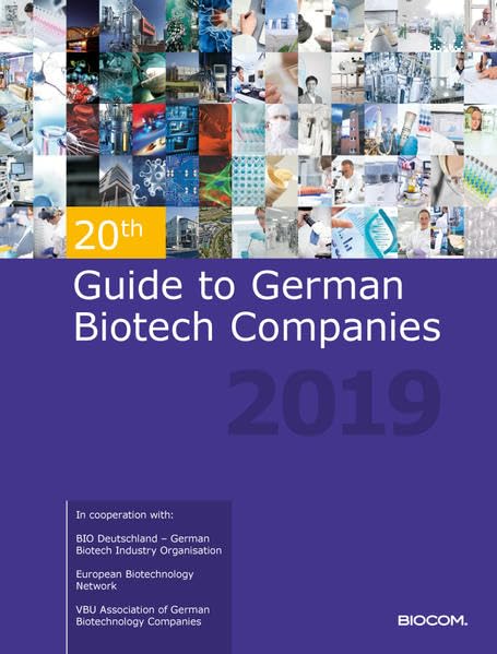 20th Guide to German Biotech Companies 2019 Natural Sciences