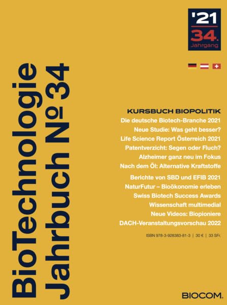 BioTechnologie Jahrbuch 2021 Natural Sciences