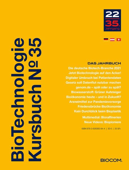 BioTechnologie Kursbuch Nr. 35 Natural Sciences
