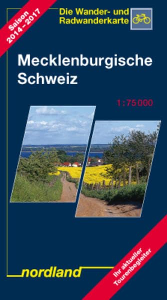 Mecklenburgische Schweiz 2014-2017: Wander- und Radwanderkarte, 1:75000 (Mecklenburgische Seenplatte) Leisure, Home & Garden